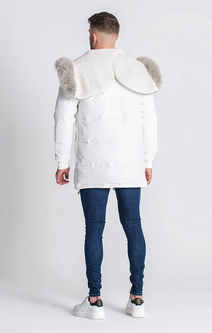 White Courchevel Coat