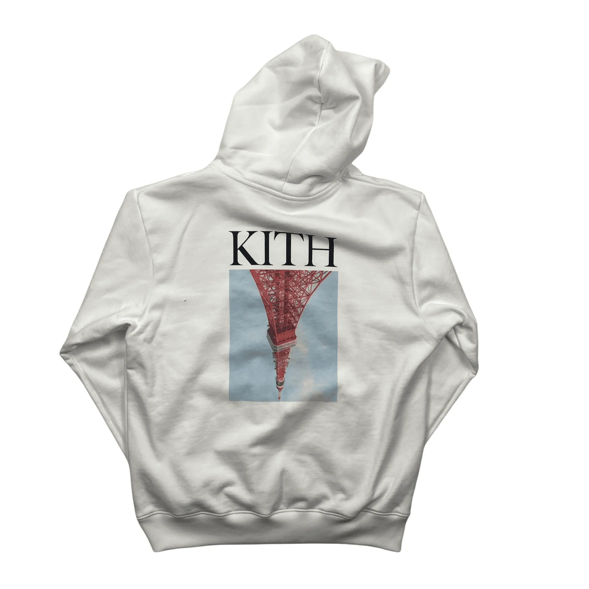 White Kith Tokyo Tower Hoodie - Extra Large