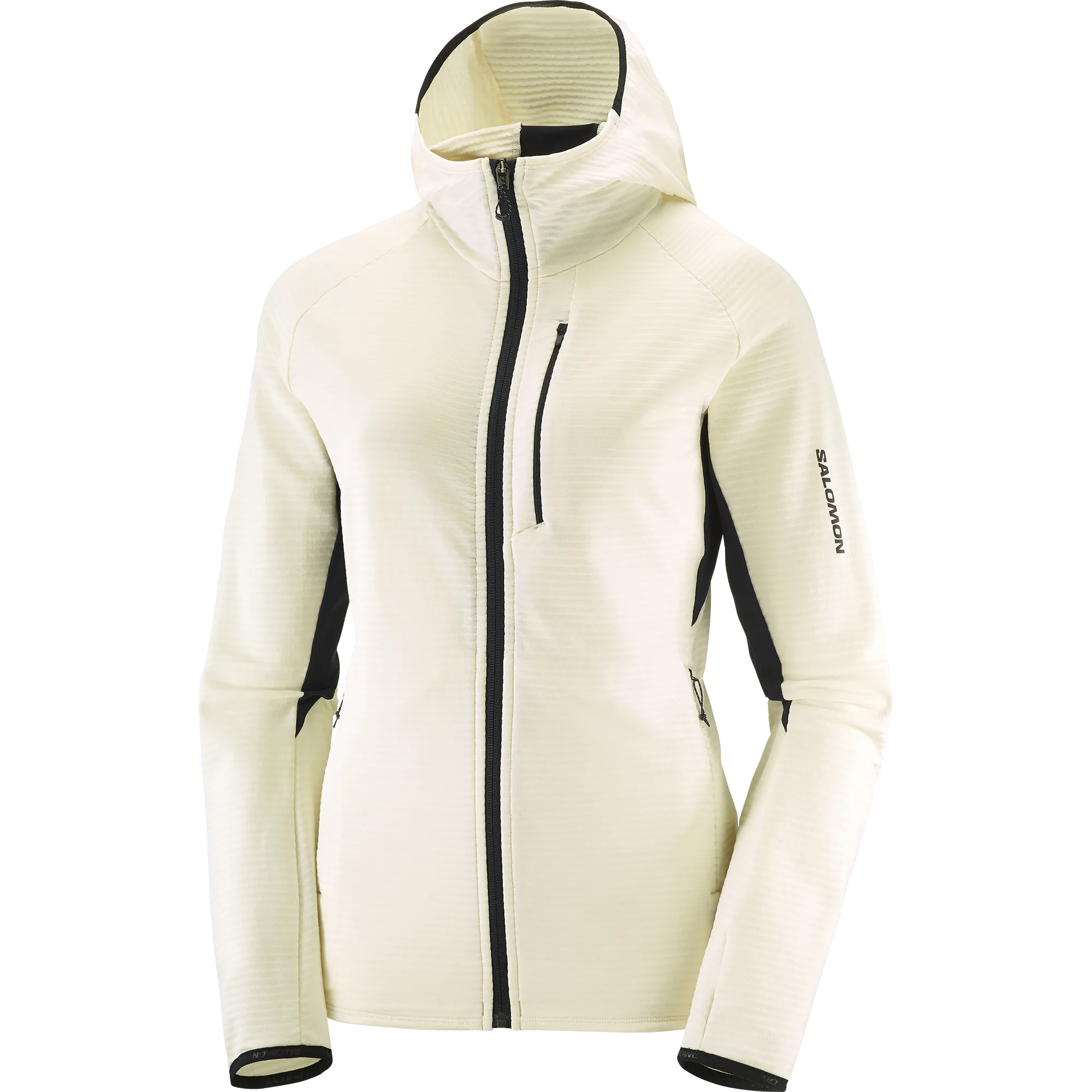 Women’s Essential Lightwarm Full-Zip Hoodie (Vanilla Ice)