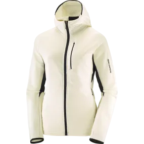 Women’s Essential Lightwarm Full-Zip Hoodie (Vanilla Ice)