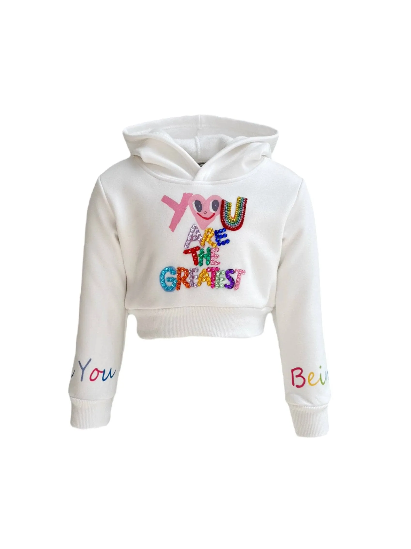 Women's You Are The Greatest Cropped Hoodie